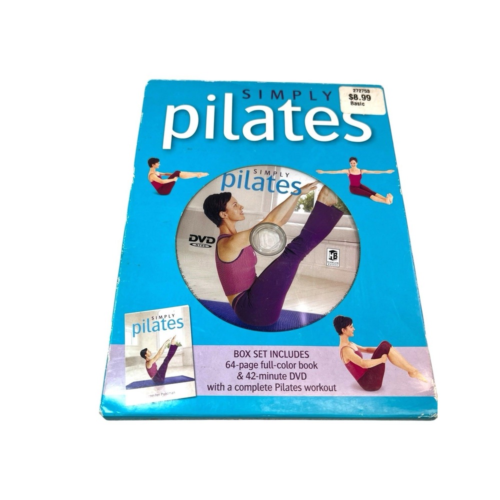Simply Pilates Book & DVD Set - Paperback By jennifer pohlman -l